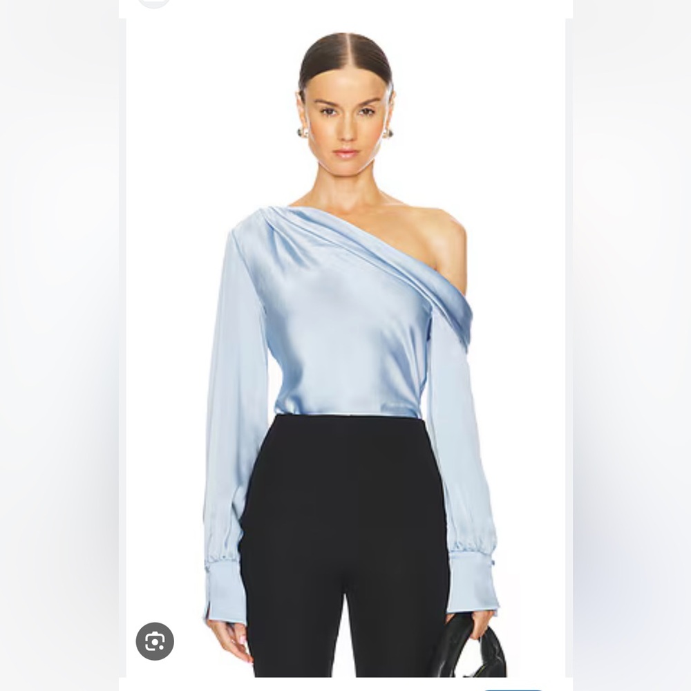 Camila Coelho Adriana Satin Bodysuit, Medium, New with tags, never worn, TTS